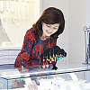 Opaque Acrylic Earring Display Tree EDIS-WH0030-12-5