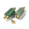 Natural Mixed Stone Connector Charms G-Z039-01G-3