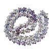 Electroplate Glass Beads Strands EGLA-T028-02L-2