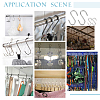 160Pcs 2 Styles 304 Stainless Steel S Hook Findings STAS-PH0006-70-5