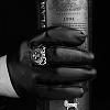 Punk Rock Style Men's 316L Surgical Stainless Steel Skull Rings RJEW-BB06632-11-4