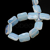 Faceted Rectangle Opalite Beads Strands G-R304-02-2