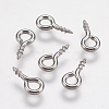 Tarnish Resistant 304 Stainless Steel Screw Eye Pin Peg Bails LS-STAS-I097-077D-3