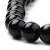 Natural Black Onyx Beads Strands G-S259-19-6mm-3