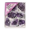 Nuggets Natural Amethyst Geode Crystal Cluster AJEW-A055-01-2