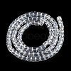 Transparent Glass Bead Strands GLAA-N047-09-E01-2