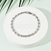 201 Stainless Steel Cuba Style Chian Bracelet for Men LS-BJEW-B138-06P-01-3