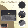 8Pcs 2 Colors Portable Imitation Leather Jewelry Bags for Travel ABAG-SP0001-37-5