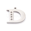 Non-Tarnish 304 Stainless Steel Pendant Rhinestone Settings STAS-F267-09D-P-2