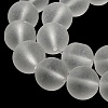 Baking Paint Transparent Glass Bead Strands GLAA-S031-10mm-13-4