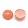 Natural Red Aventurine Cabochons G-P393-R48-4MM-2