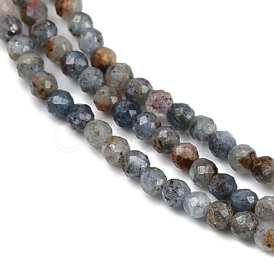 Natural Kyanite Beads Strands G-RM2025-A34-2mm-1