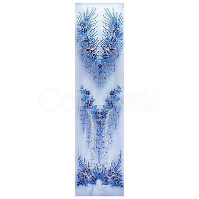 Polyester Embroidery Sew on Appliques DIY-WH0656-37C-1