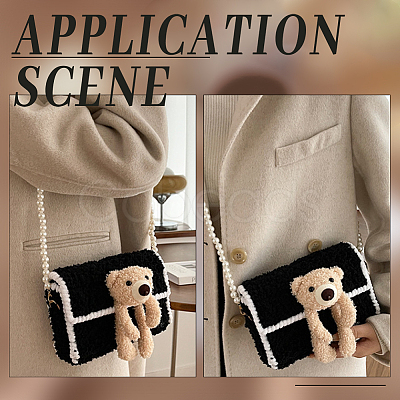 DIY Polycotton Braided Women's Crossbody Handbag Making Kits DIY-WH0349-353B-1