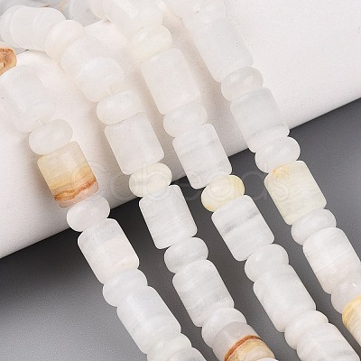 Natural Afghan Jade Beads Strands G-Q616-09O-1