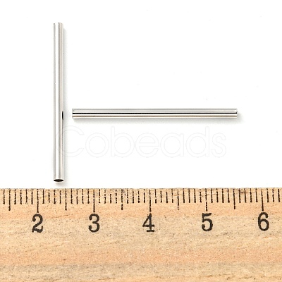 Brass Tube Beads KK-Z045-04E-P-1