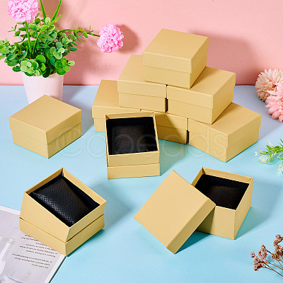 Square Paper Jewelry Bracelet Gift Boxes CON-TAC0010-91G-1