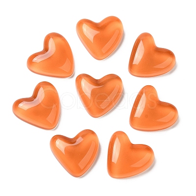 Translucent Resin Cabochons LS-CRES-M019-01G-1