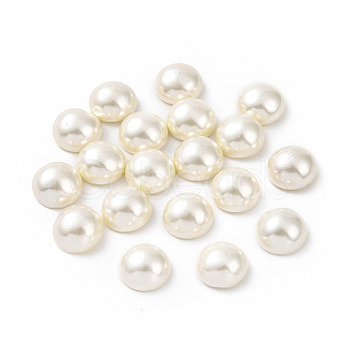 Shell Pearl Half Drilled Beads X-BSHE-G011-01-12mm-1