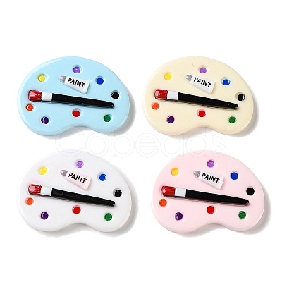 Opaque Resin Cabochons RE-CBAF175-04-1