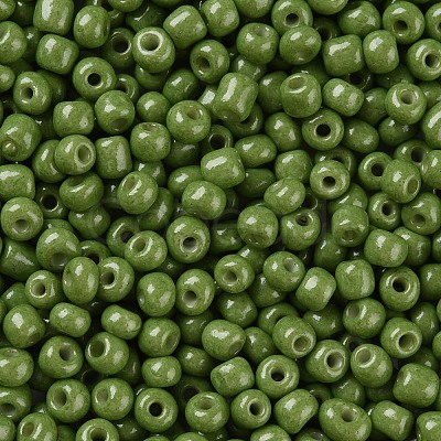 Baking Paint K9 Glass Seed Beads SEED-US0003-4mm-K9-1