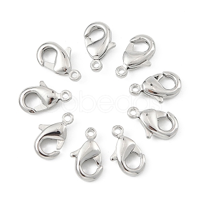 SHEGRACE Brass Lobster Claw Clasps XGR0009P-03P-1