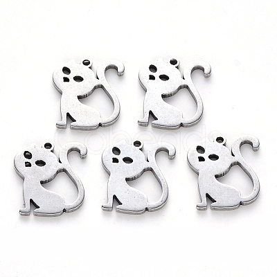 Tarnish Resistant 304 Stainless Steel Charms X-STAS-N092-69-1
