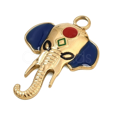 304 Stainless Steel Enamel Pendants SA-CBAA487-37G-1