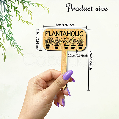 Wood Plant Labels WOOD-WH0500-007-1