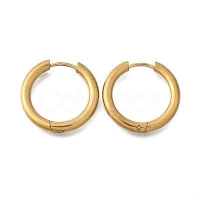 Round 304 Stainless Steel Hoop Earrings EJEW-V005-01G-02-1