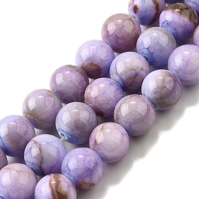 Natural Dyed Marble Beads Strands G-D315-A01-02-10mm-1