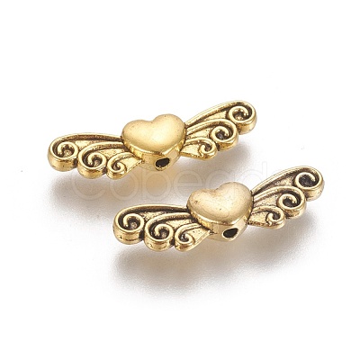 Tibetan Style Alloy Beads TIBEB-6533-AG-LF-1