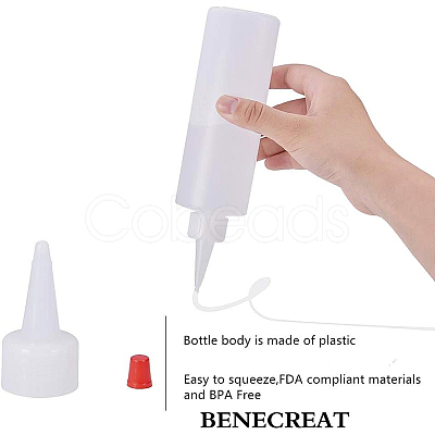 Plastic Glue Bottles DIY-BC0009-07-1