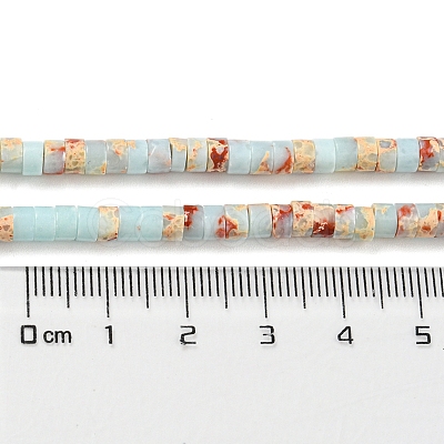 Synthetic Imperial Jasper Dyed Beads Strands G-D077-D01-02E-1