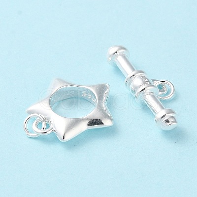 925 Sterling Silver Toggle Clasps STER-D005-06S-1