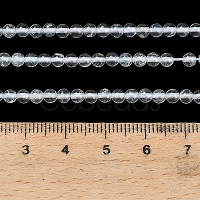 Natural White Topaz Beads Strands G-P627-3mm-02-1