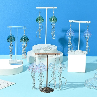 Iron Dangle Earrings EJEW-FS00019-1