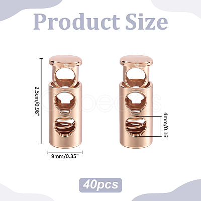 Alloy Cord Locks FIND-WH0367-98G-1