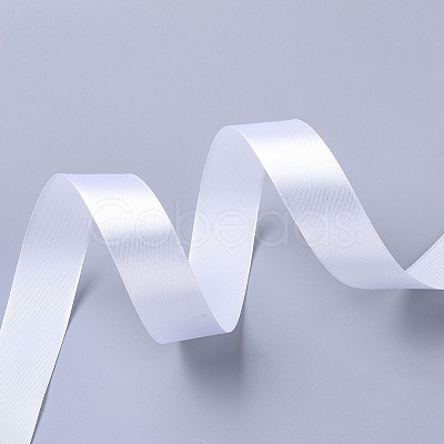 1 inch(25mm) White Satin Ribbon Wedding Sewing DIY X-RC25mmY001-1