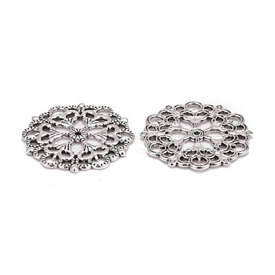 Tibetan Style Filigree Joiners Links TIBE-A11623-AS-LF-1