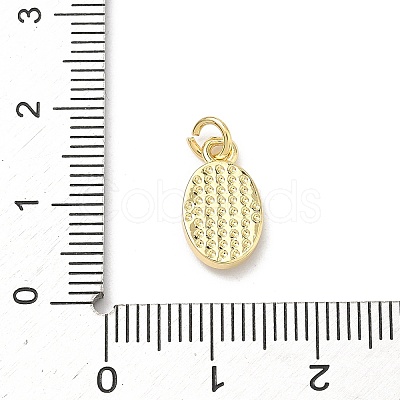 Religion Brass Pendants KK-P345-53G-04-1