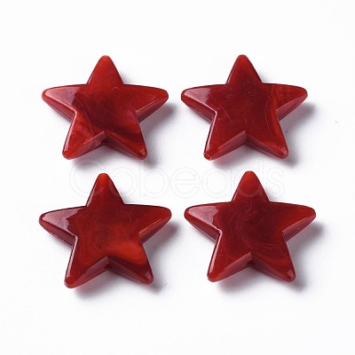 Two Tone Acrylic Beads MACR-S272-77E-1