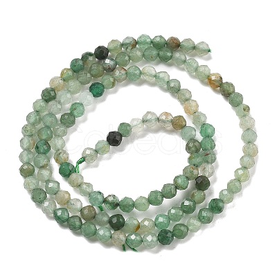 Natural Green Aventurine Beads Strands G-RM250104-E6-1