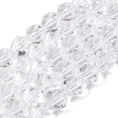 Synthetic Quartz Crystal Beads Strands G-Z119-A42-03-1
