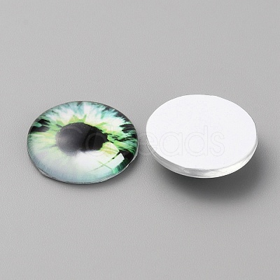 Glass Cabochons GLAA-WH0033-75F-03-1