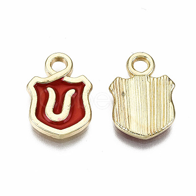 Alloy Enamel Charms ENAM-T012-03U-RS-1