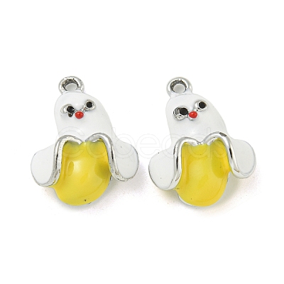 UV Plating Alloy Enamel Pendants FIND-M033-29P-1