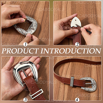 Belt Zinc Alloy Buckle Sets FIND-WH20023-057P-1