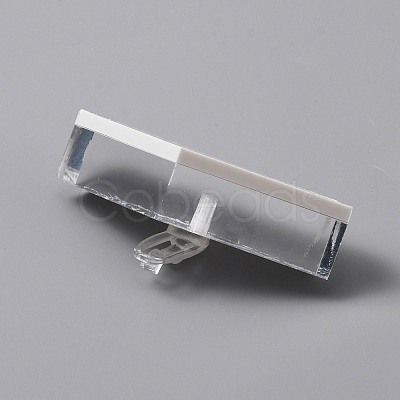 Triangle Acrylic Finger Ring Display Stands RDIS-WH0001-21-1