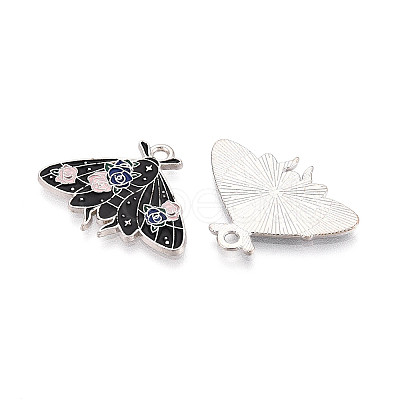Alloy Enamel Pendants ENAM-N062-09P-1